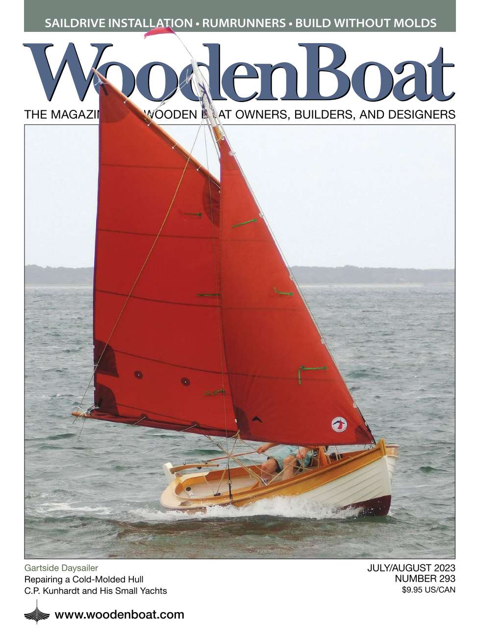 WoodenBoat July/August 2023 issue cover.