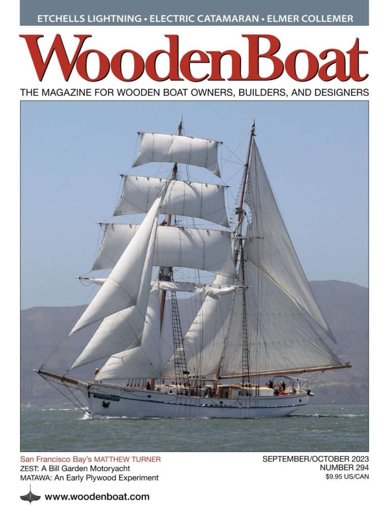 WoodenBoat September/October 2023 issue cover.
