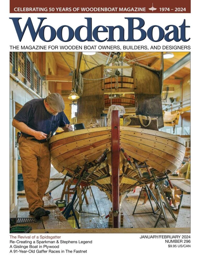 WoodenBoat January/February 2024 issue cover.