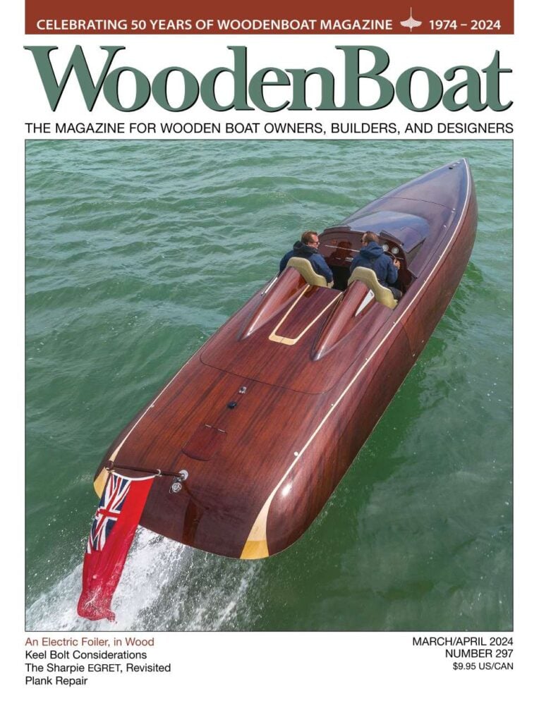 WoodenBoat March/April 2024 issue cover.