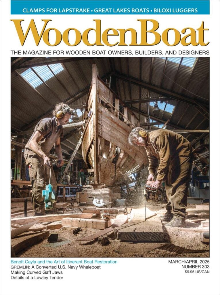 WoodenBoat March/April 2025 issue cover.
