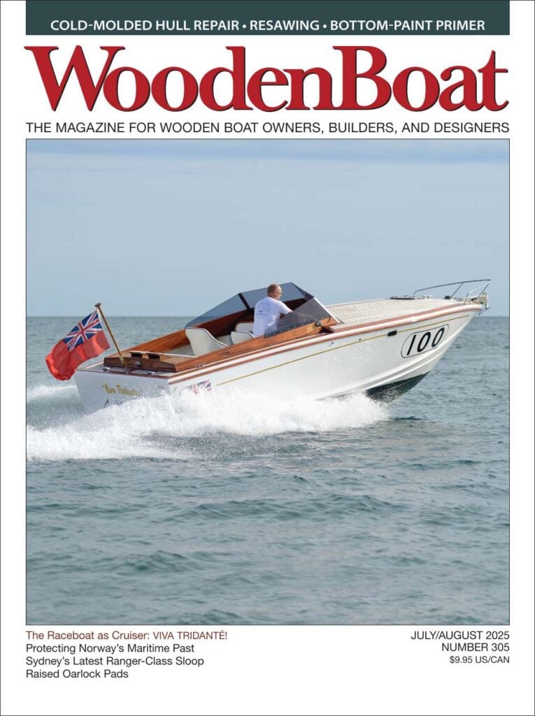 WoodenBoat July/August 2025 issue cover.