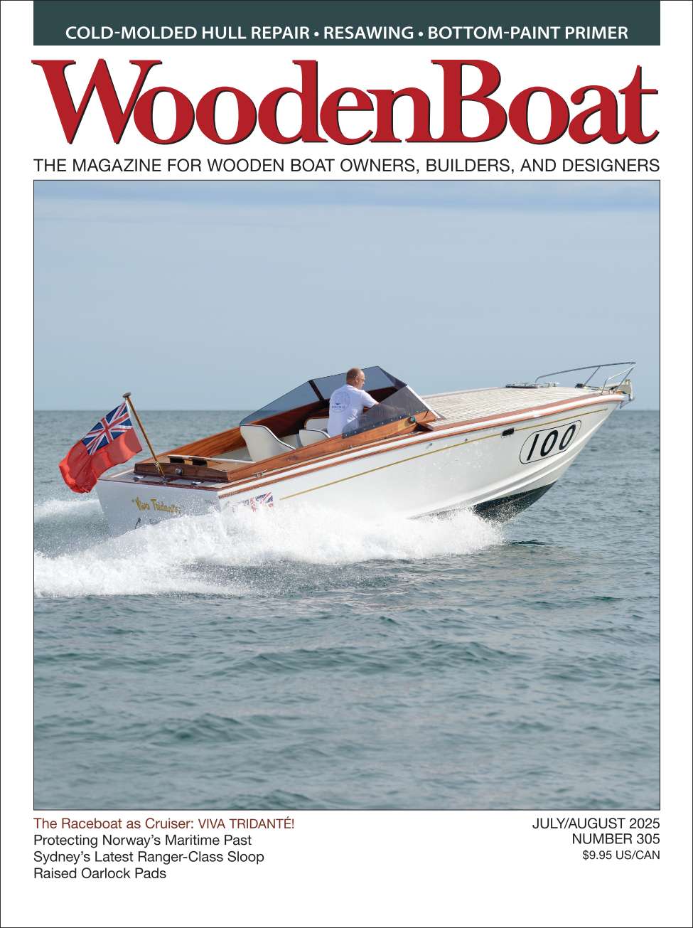 WoodenBoat July/August 2025 issue cover.