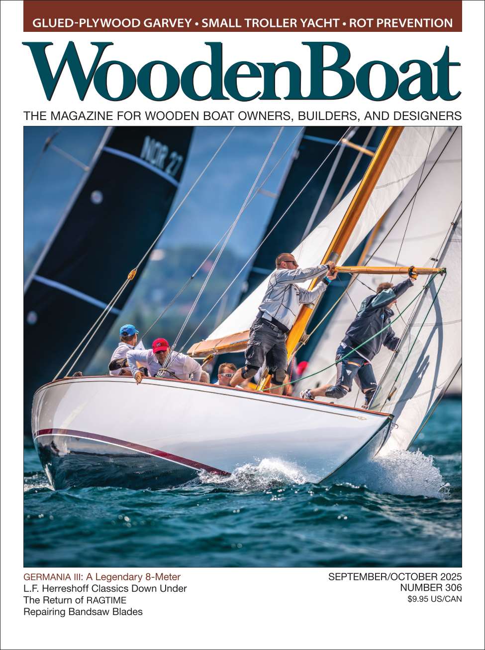 WoodenBoat September/October 2025 issue cover.