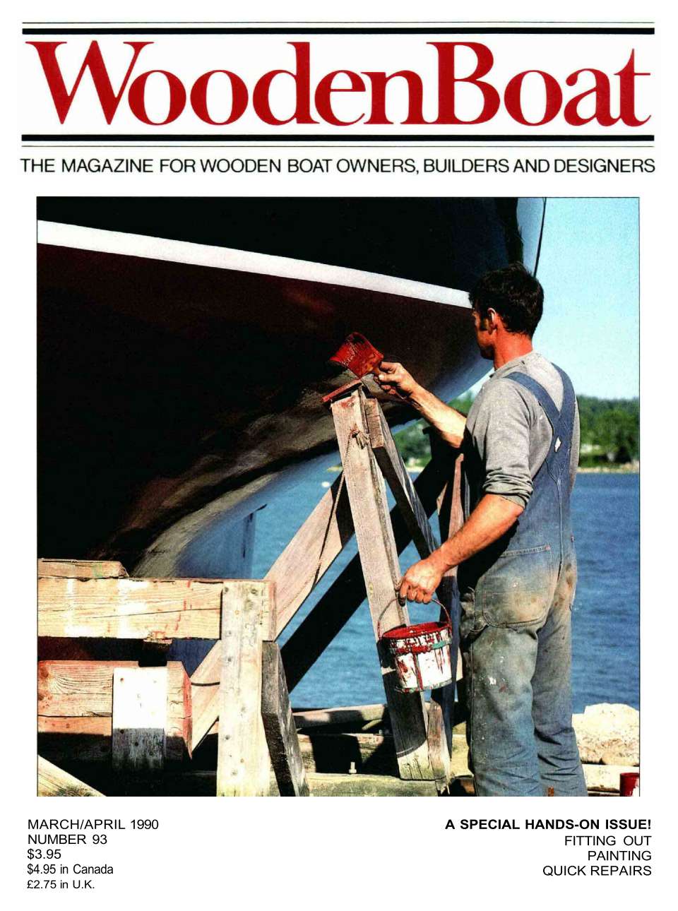 WoodenBoat March/April 1990 cover.