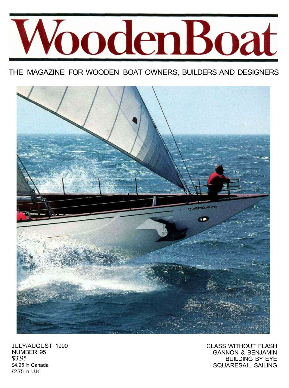 WoodenBoat July/August 1990 cover.