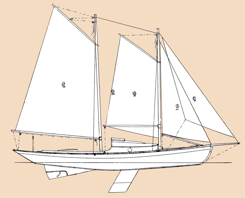 26′7″ Sharpie Schooner