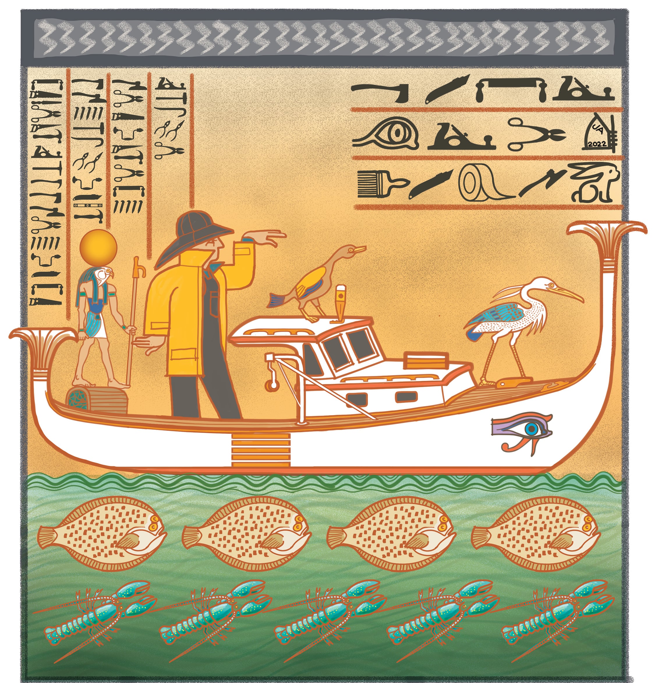 The evolution of science and craft of painting.